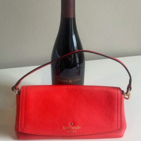 Kate Spade Vibrant Red Clutch - Picture 7 of 7